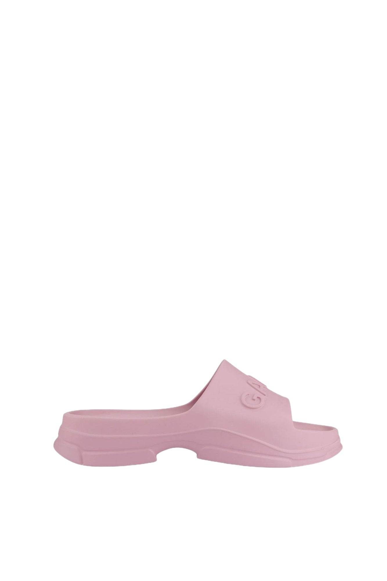 Mules avec logo en relief - Chalk Pink