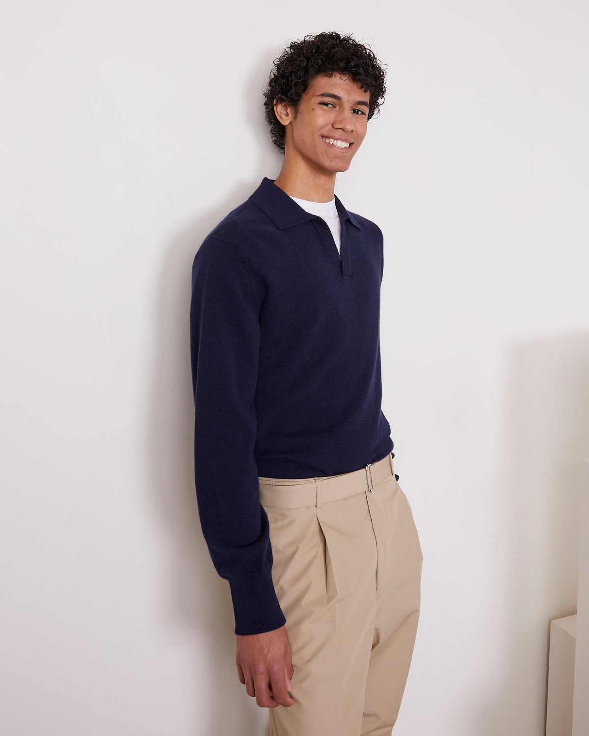 Pull Simone en cachemire - Navy ink