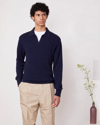 Pull Simone en cachemire - Navy ink