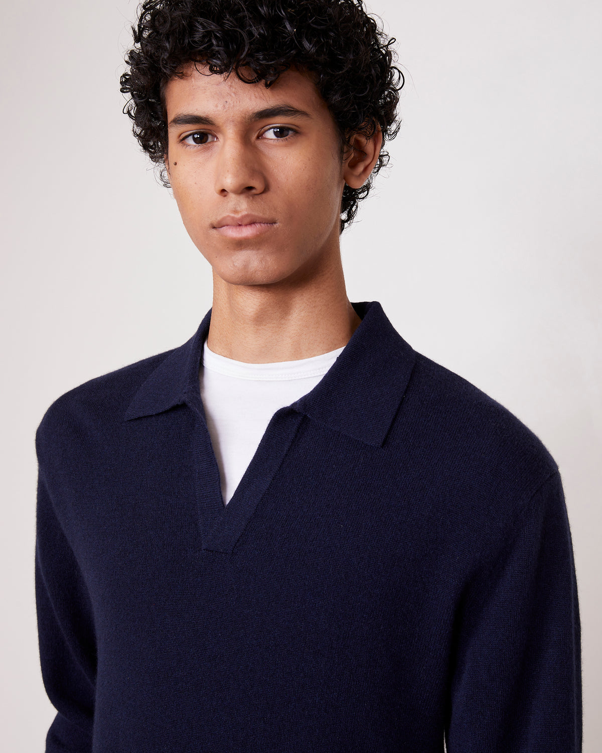 Pull Simone en cachemire - Navy ink
