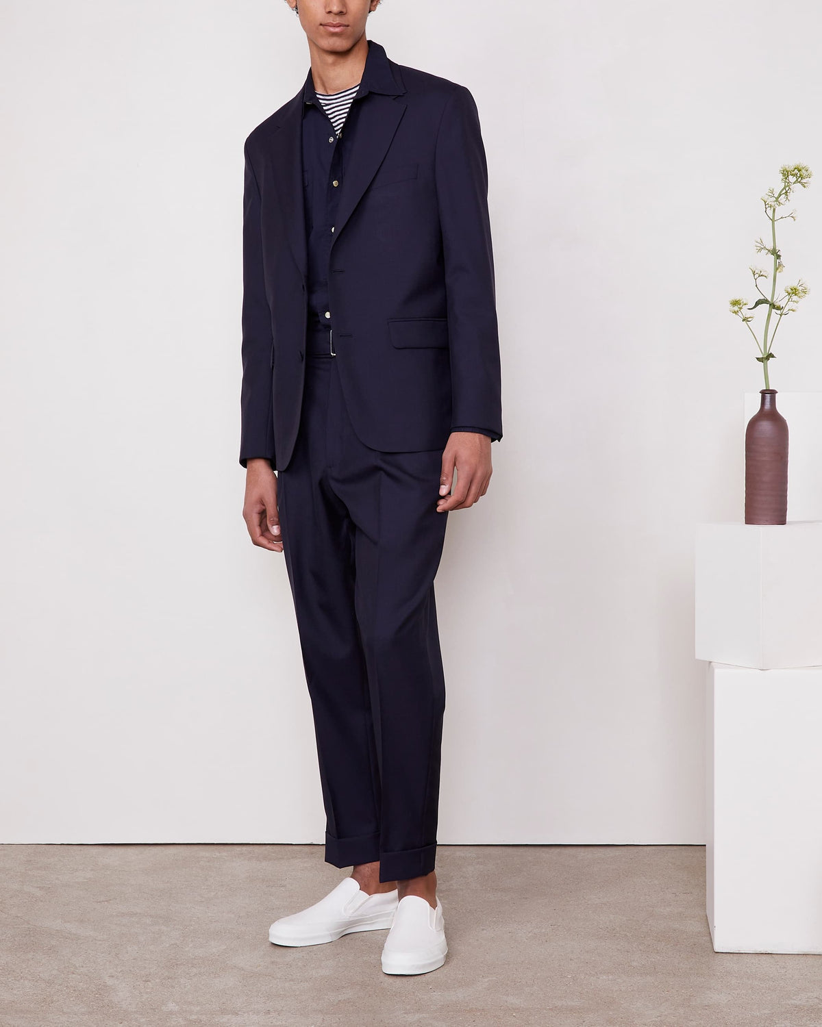 220 // Veste Kent en laine - Dark navy