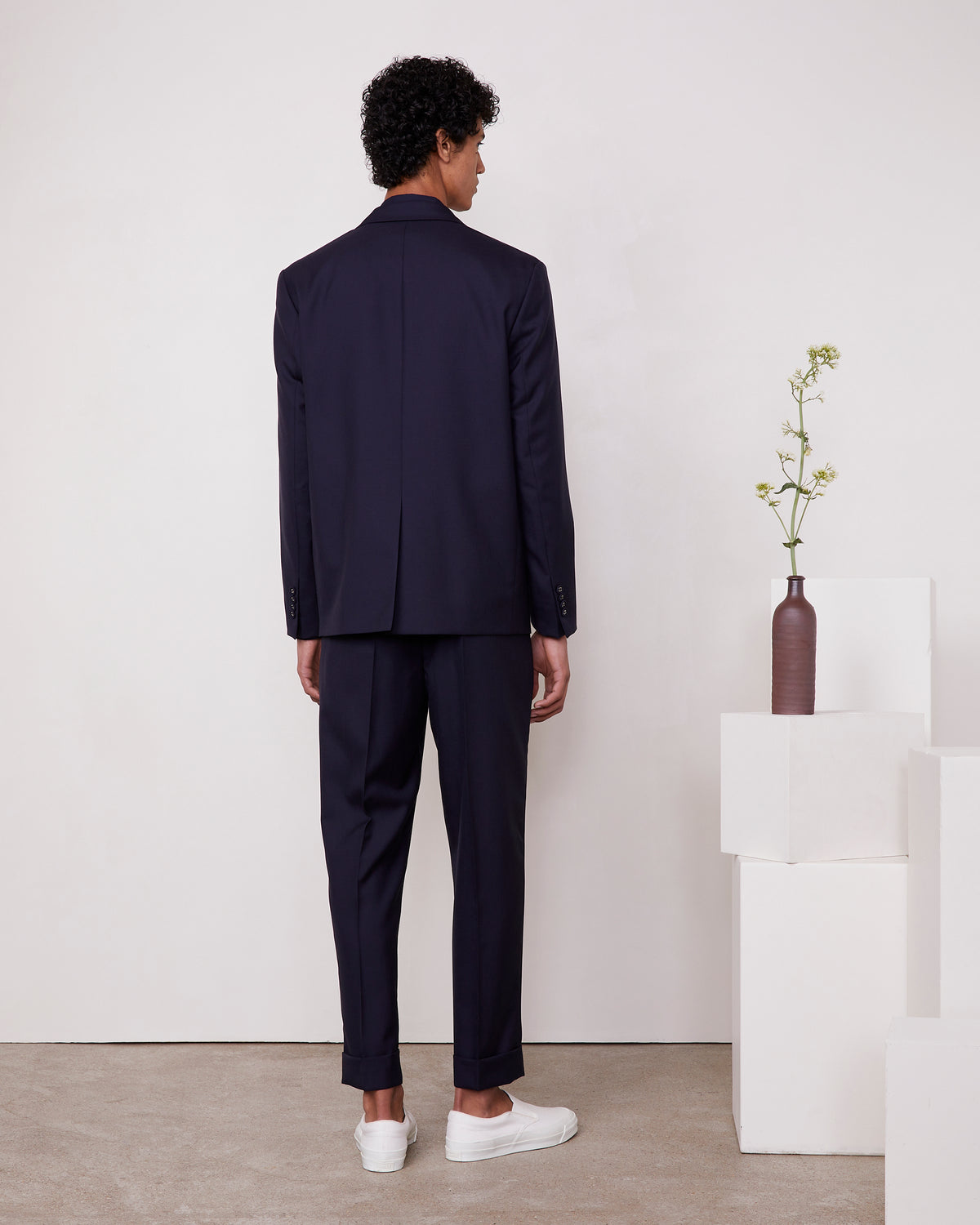 220 // Veste Kent en laine - Dark navy