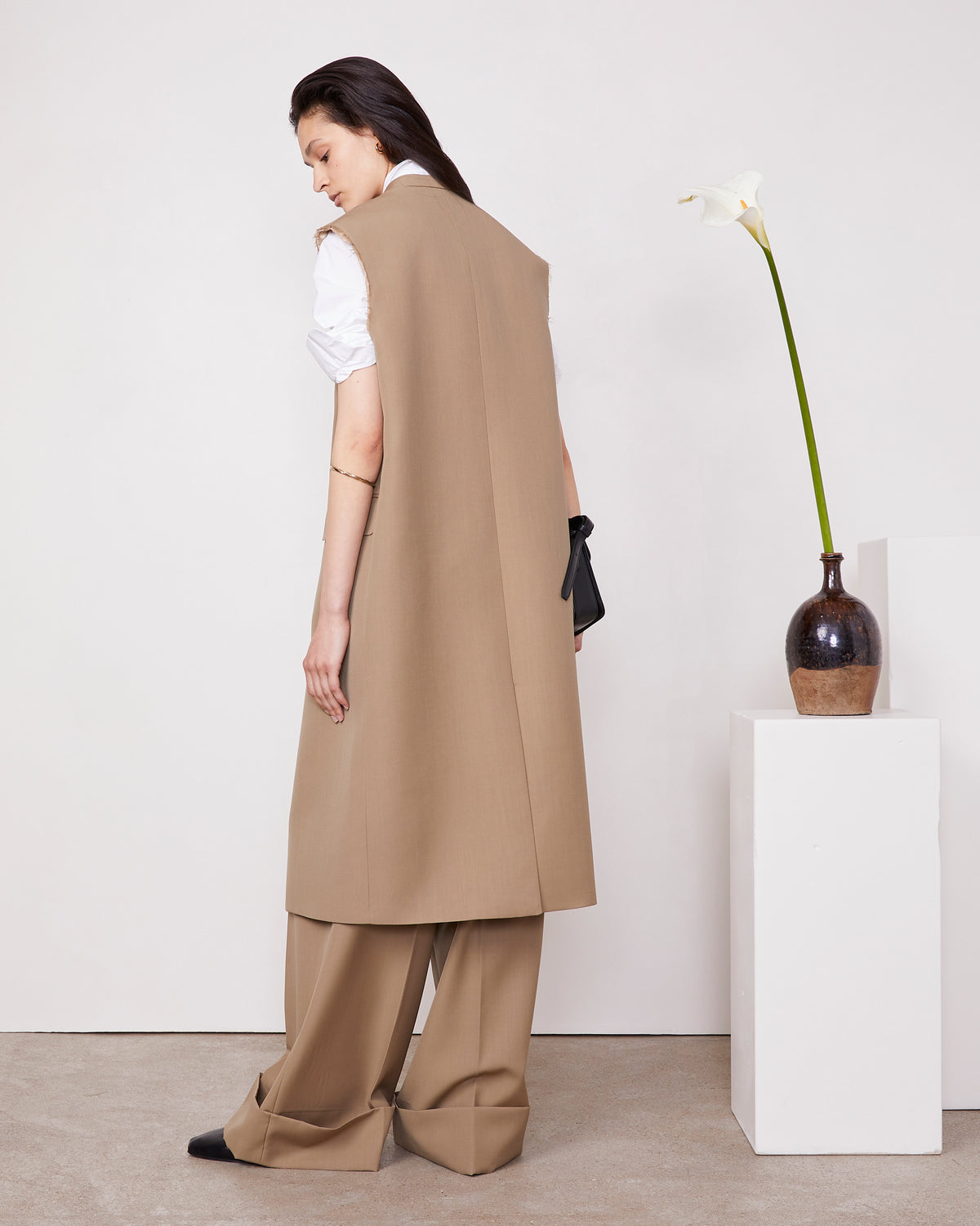 Manteau Hyto en laine - Khaki