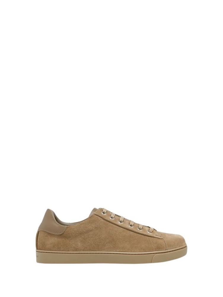 Sneakers Low Top en daim - Marron
