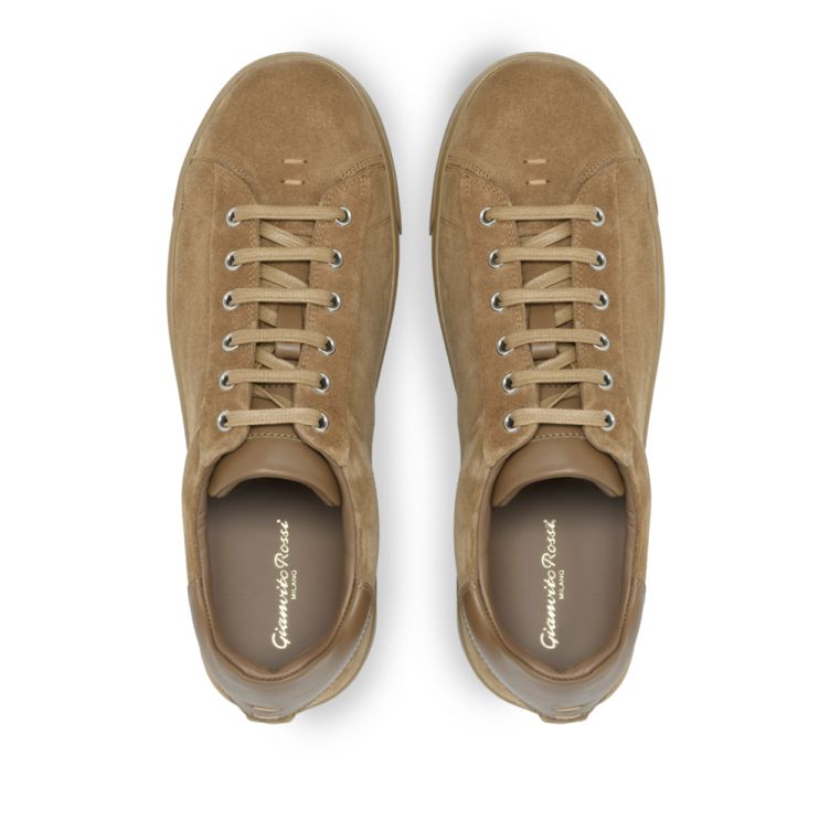 Baskets Low Top en daim - Marron