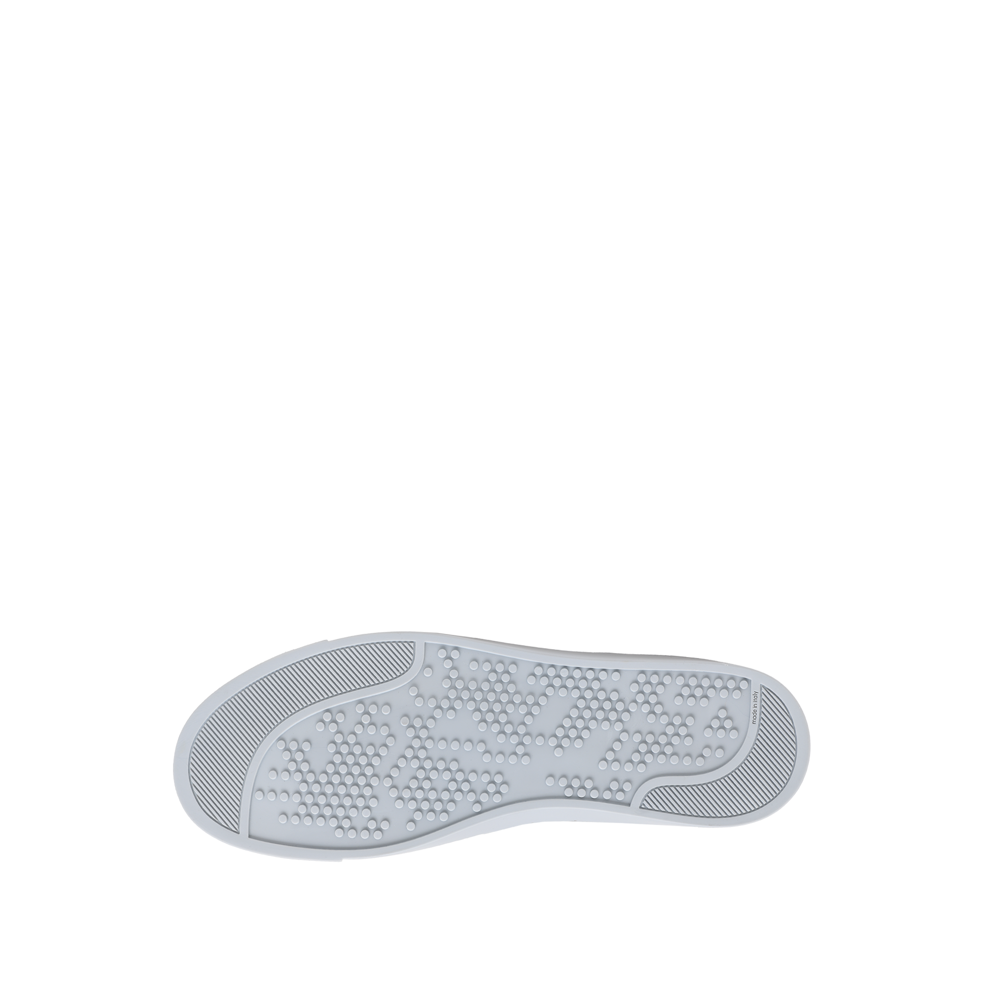 Sneakers Low Top en cuir grainé - Gris Clair