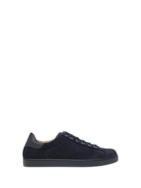 Baskets Low Top en daim - Bleu