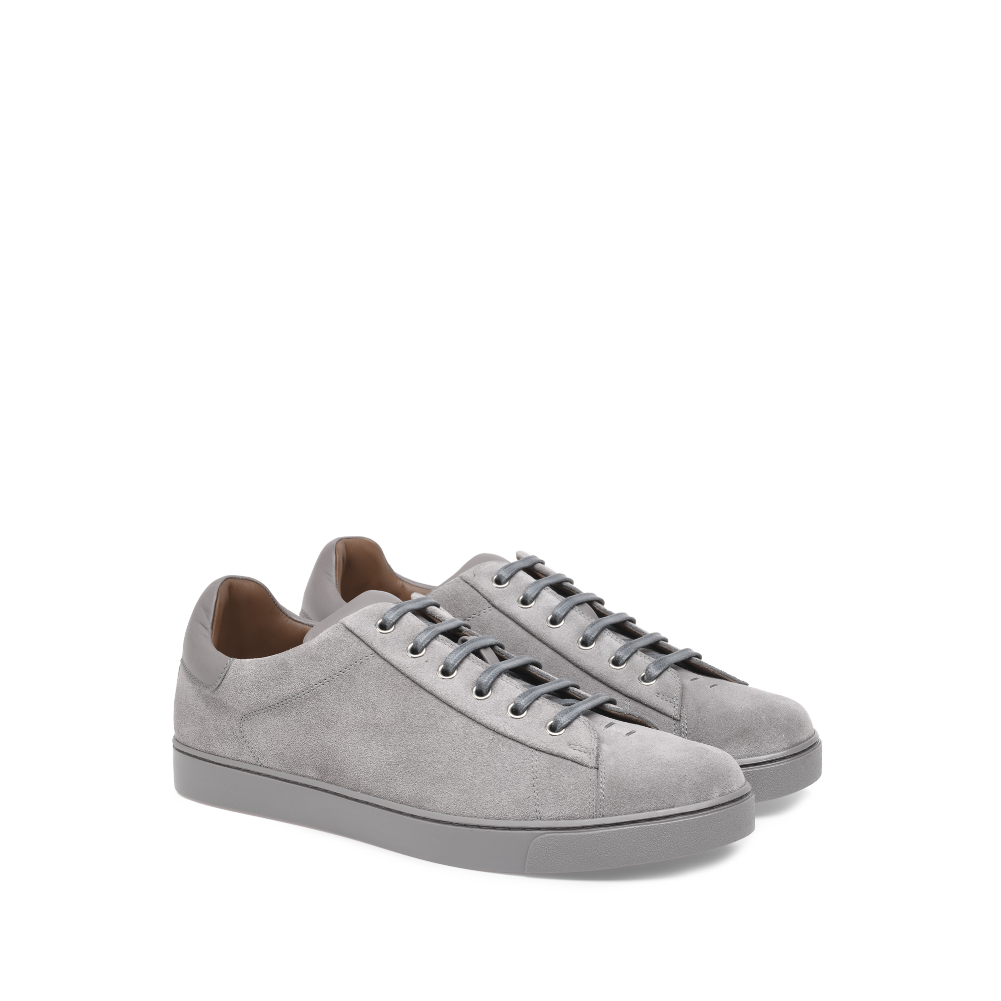 Sneakers Low Top en daim - Gris