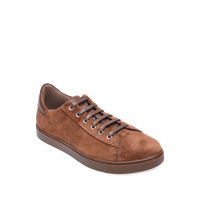 Baskets Low Top en daim - Marron