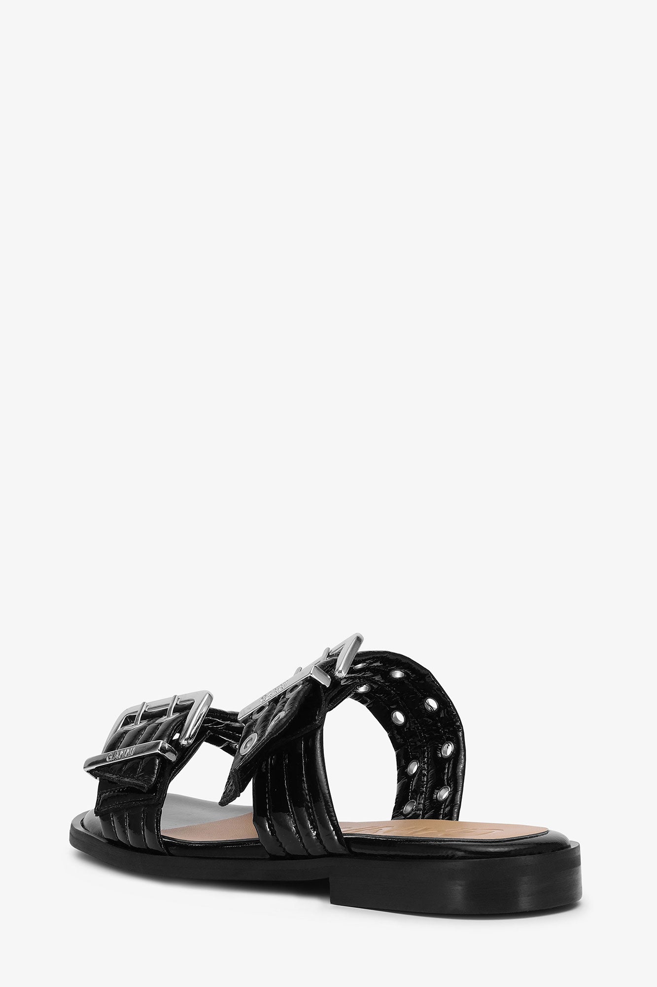 Sandales avec boucles à deux sangles - Black