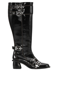 Bottes hautes à boucles - Black