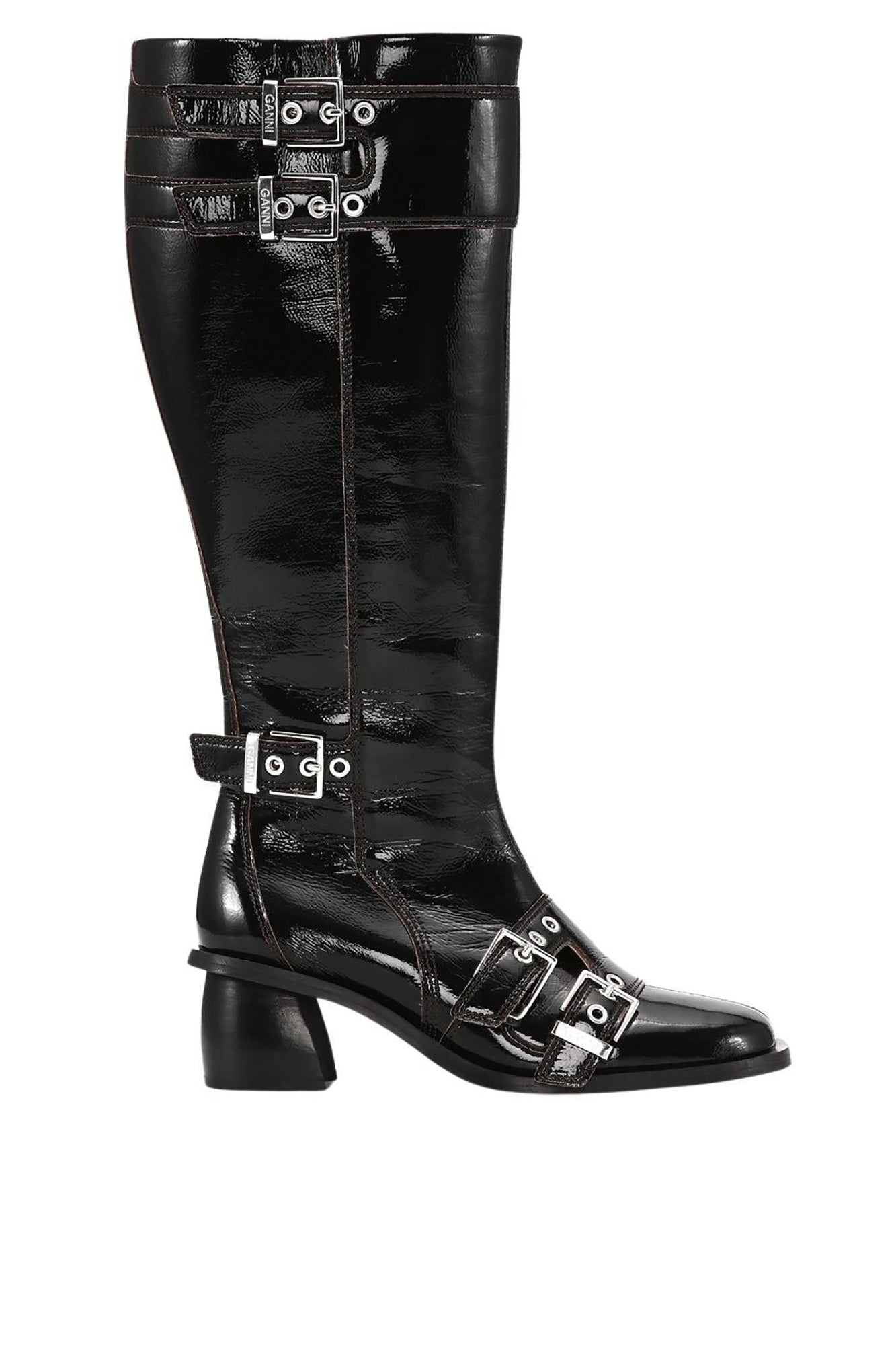 Bottes hautes à boucles - Black