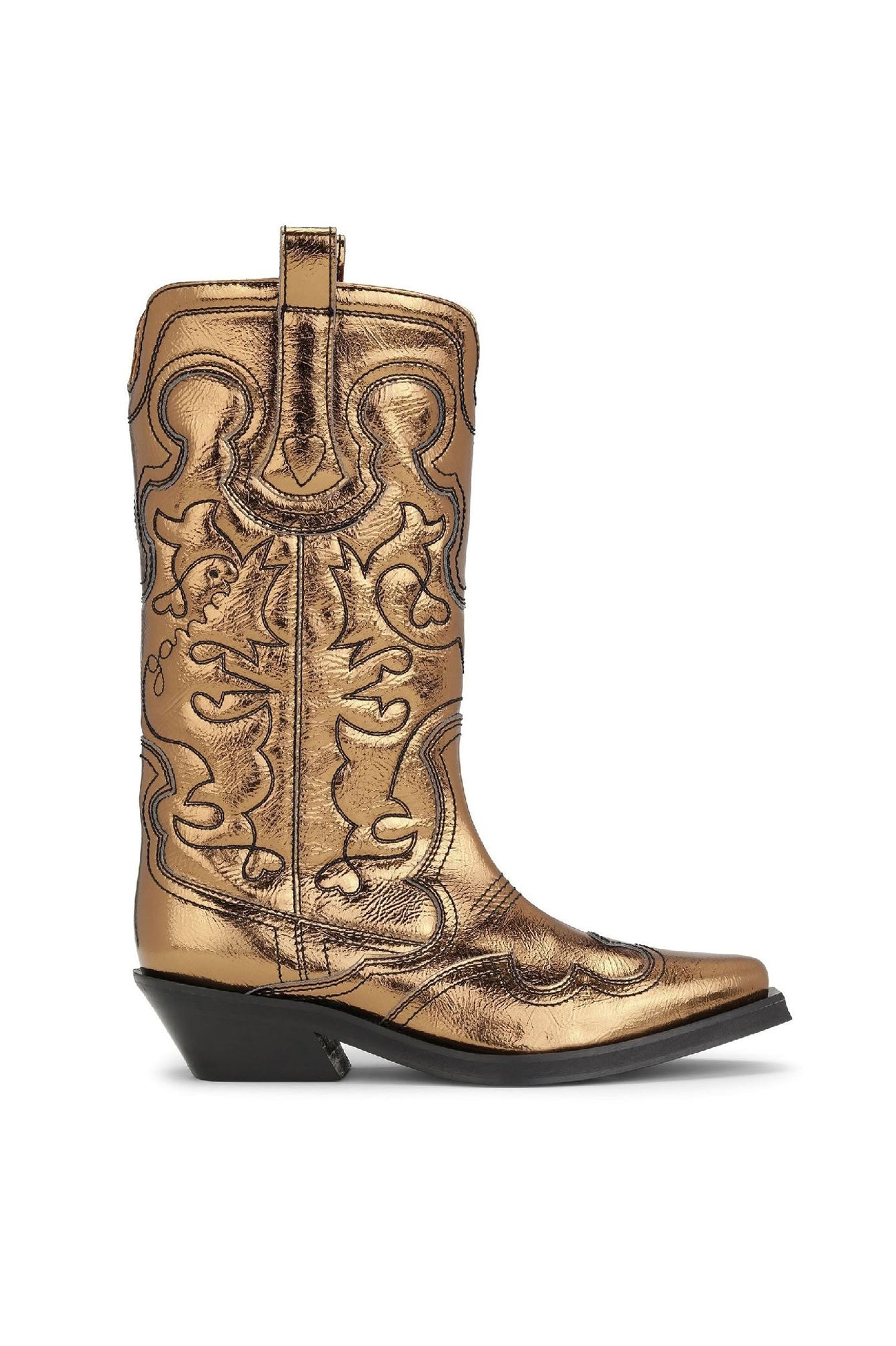 Bottes Western scintillante - Bronze