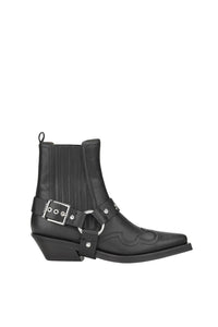 Bottines Chelsea en cuir - Black