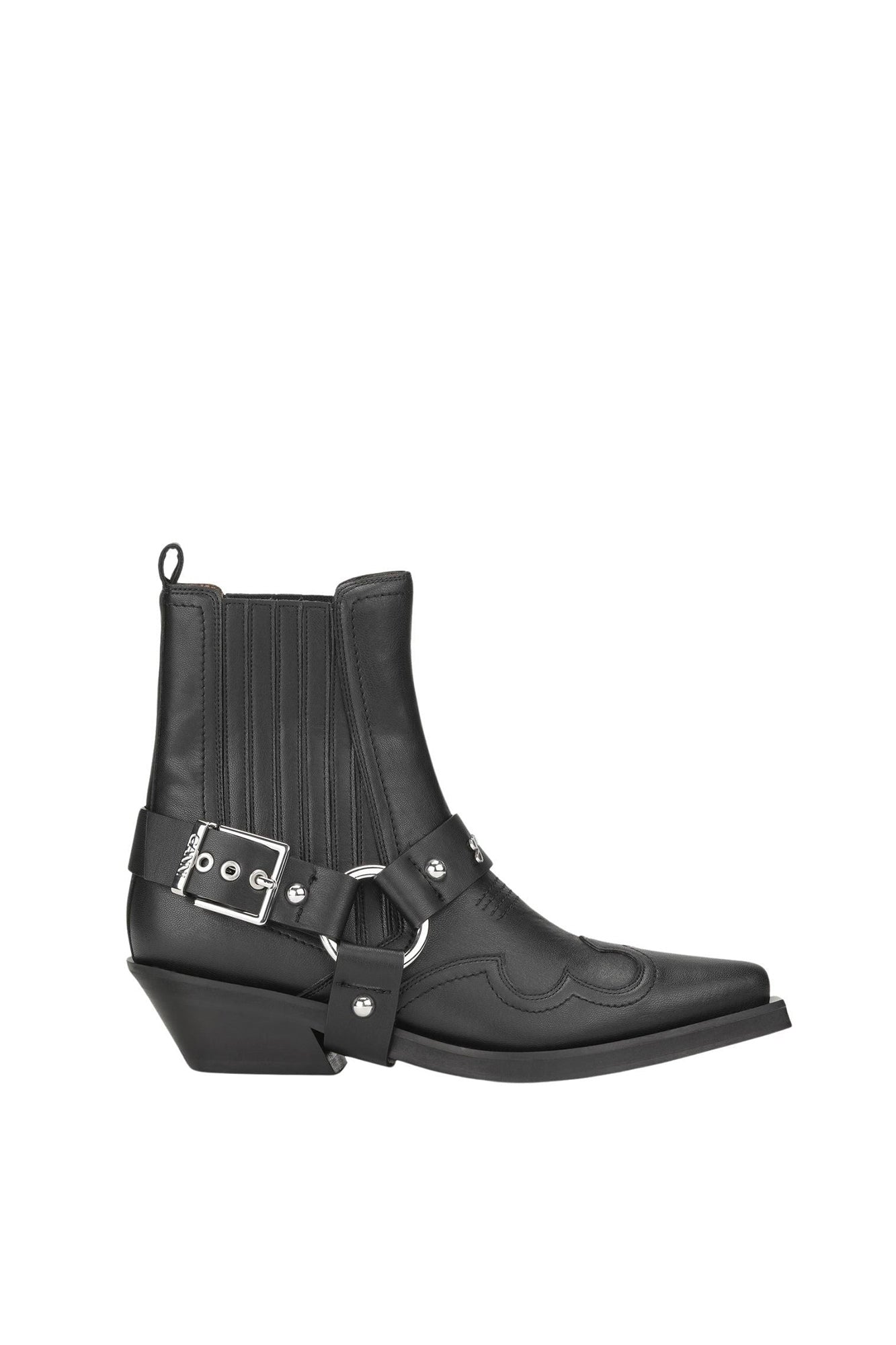 Bottines Chelsea en cuir - Black