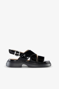 Sandales à brides croisées - Black