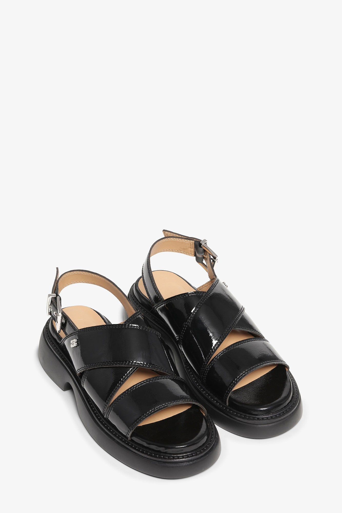 Sandales à brides croisées - Black