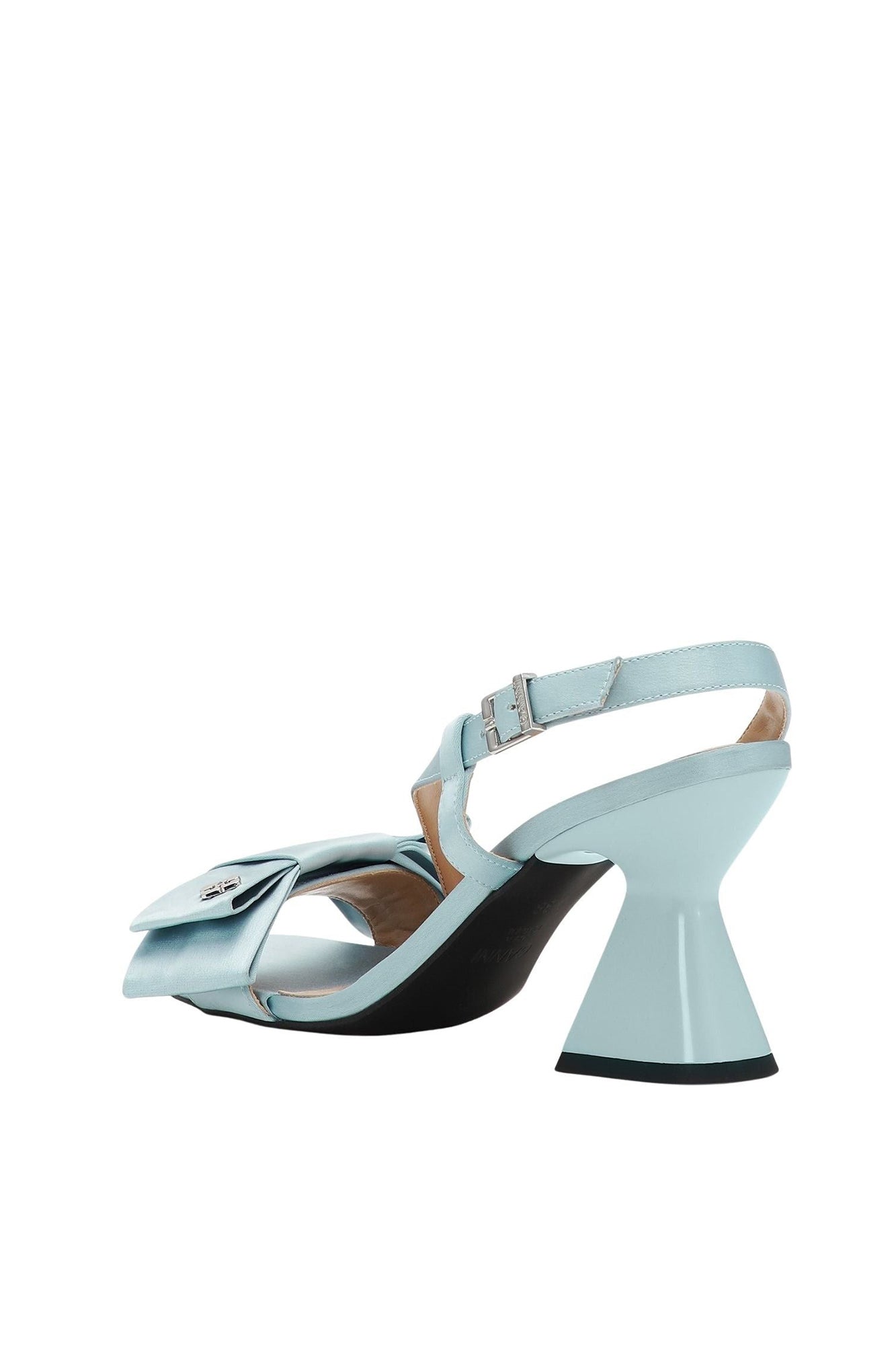 Escarpins à nœud en satin - Icy Blue