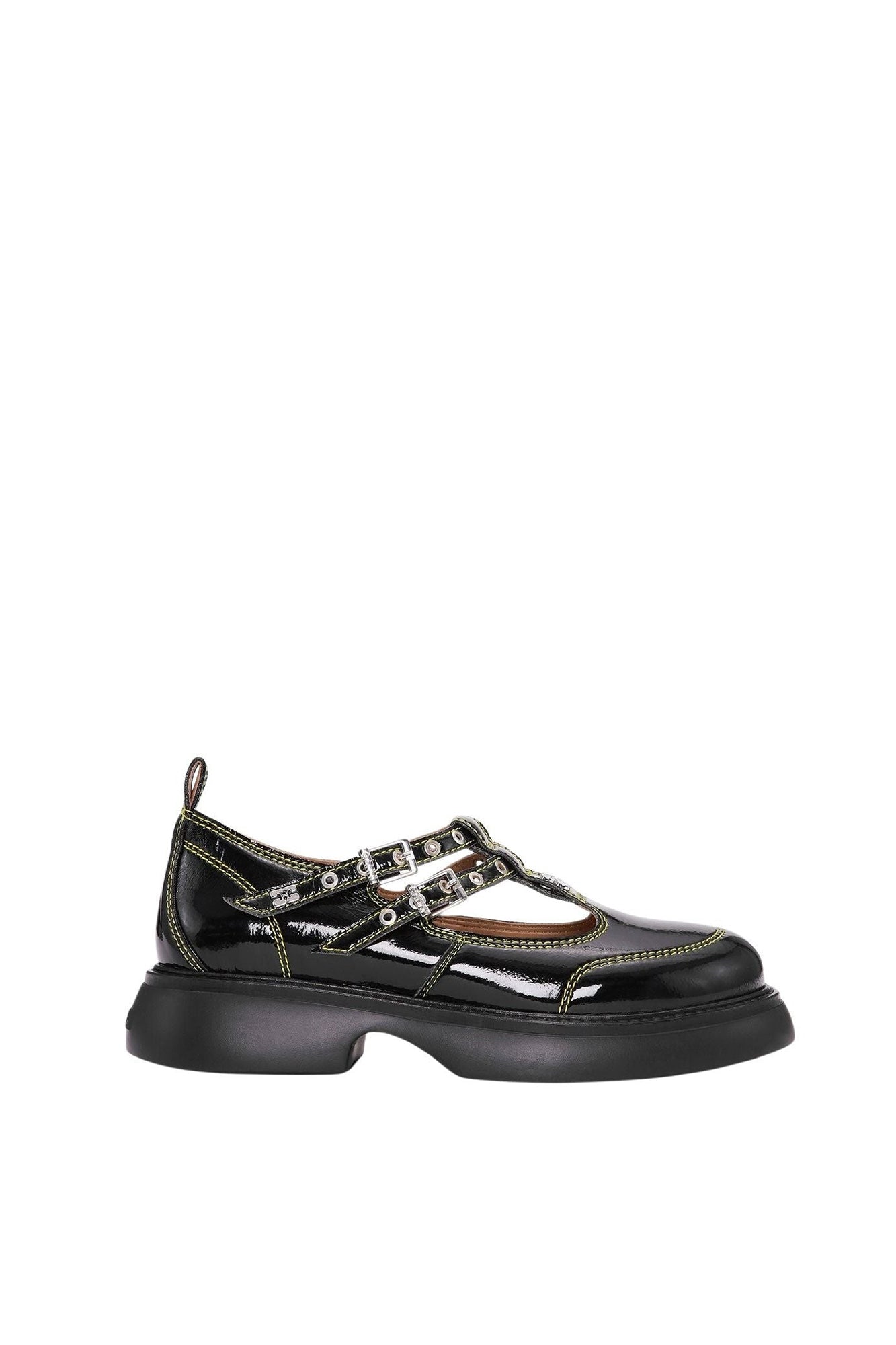 Ballerines Babies Mary Jane - Black & Yellow