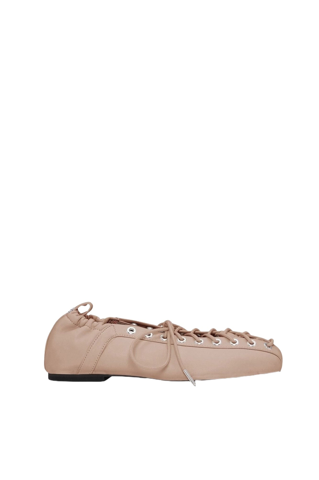 Ballerines à lacets en cuir - Frappe