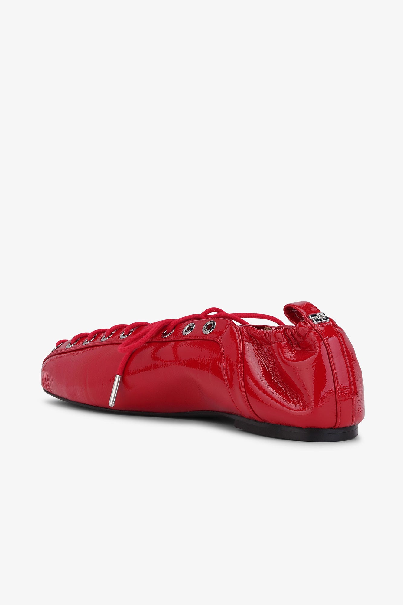 Ballerines à lacets - Racing Red