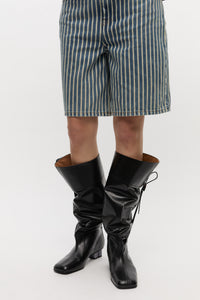 Bottes Slouchy à talons - Black