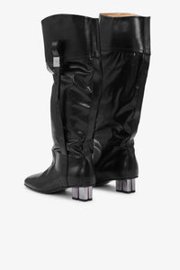 Bottes Slouchy à talons - Black