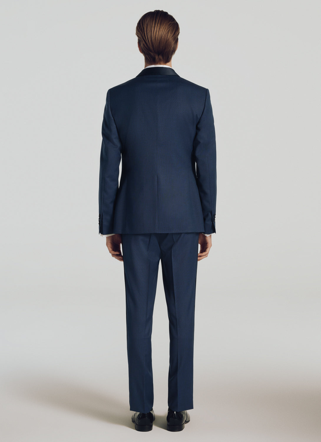Tailored wool dinner jacket - Navy blue