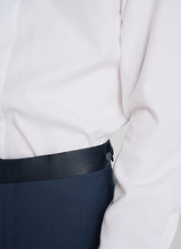 Tailored wool dinner jacket - Navy blue