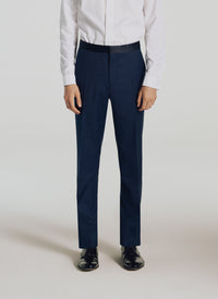 Tailored wool dinner jacket - Navy blue