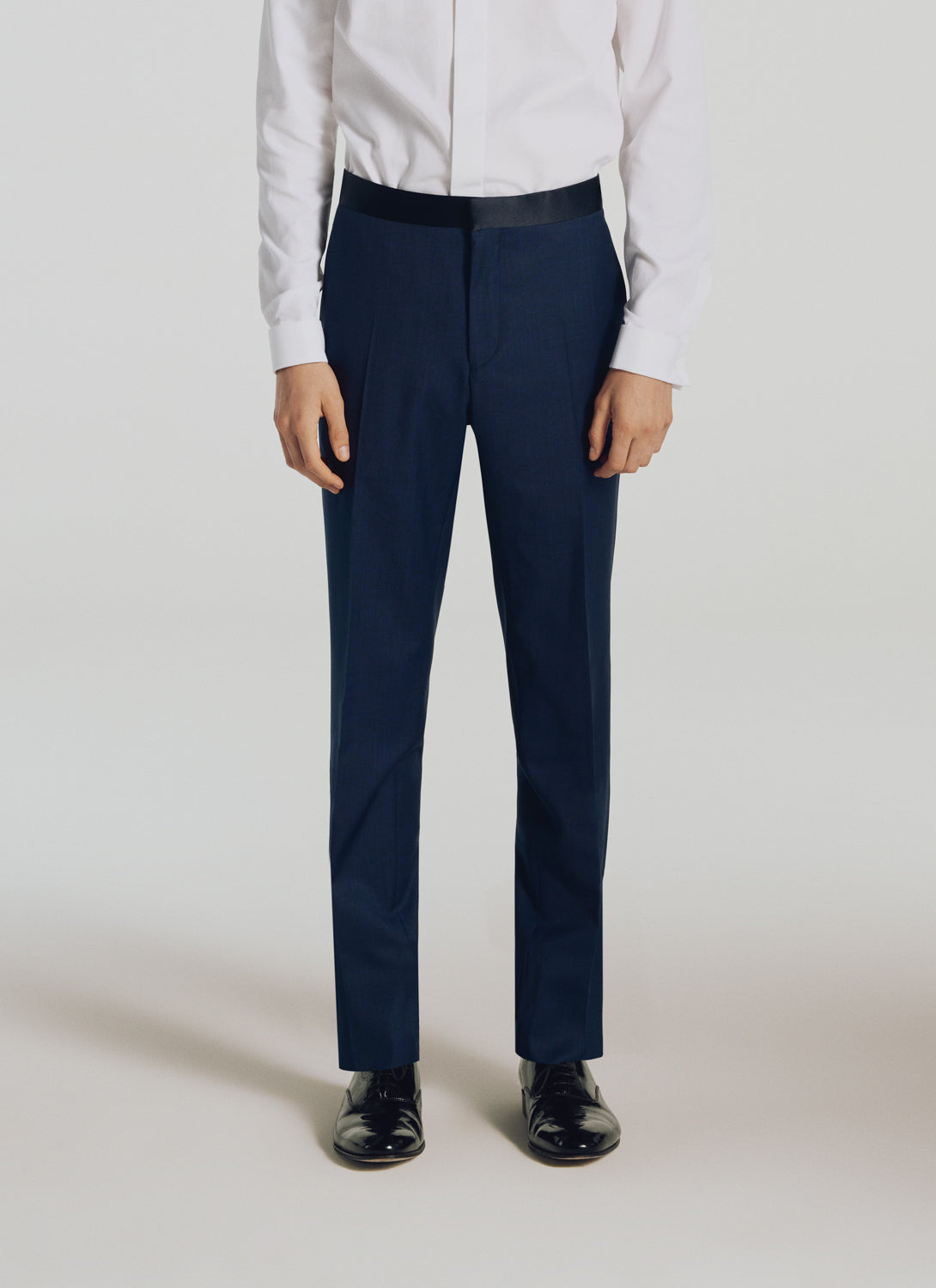 Tailored wool dinner jacket - Navy blue