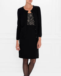 Cardigan Rafael en maille - Black
