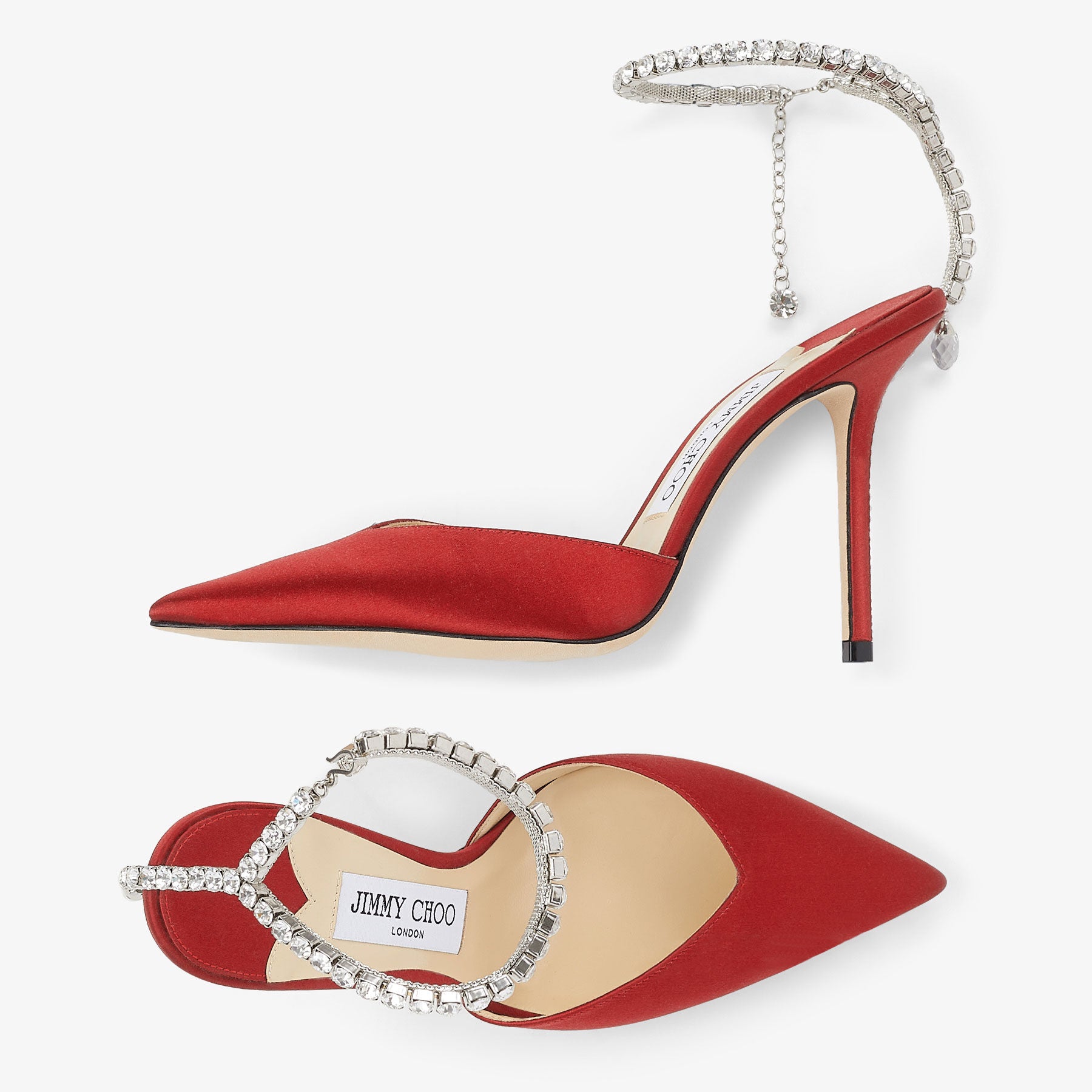 ZNO STOCK 0 / Reco 280 ROYAL RED/CRYSTAL Shoe SAEDA 100