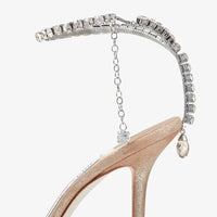 ZNO STOCK 0 / Reco 200 CHAMPAGNE/CRYSTAL Shoe SAEDA 100
