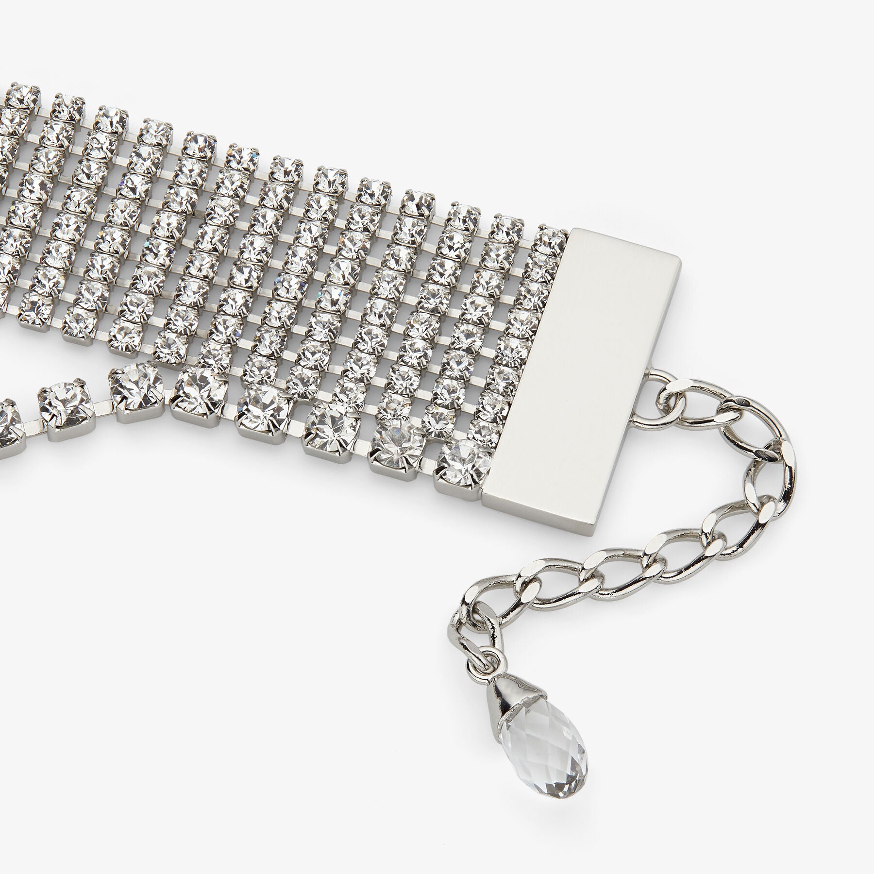 ZNO STOCK 0 / Reco 80 SILVER/CRYSTAL Bracelet SAEDA BRACELET