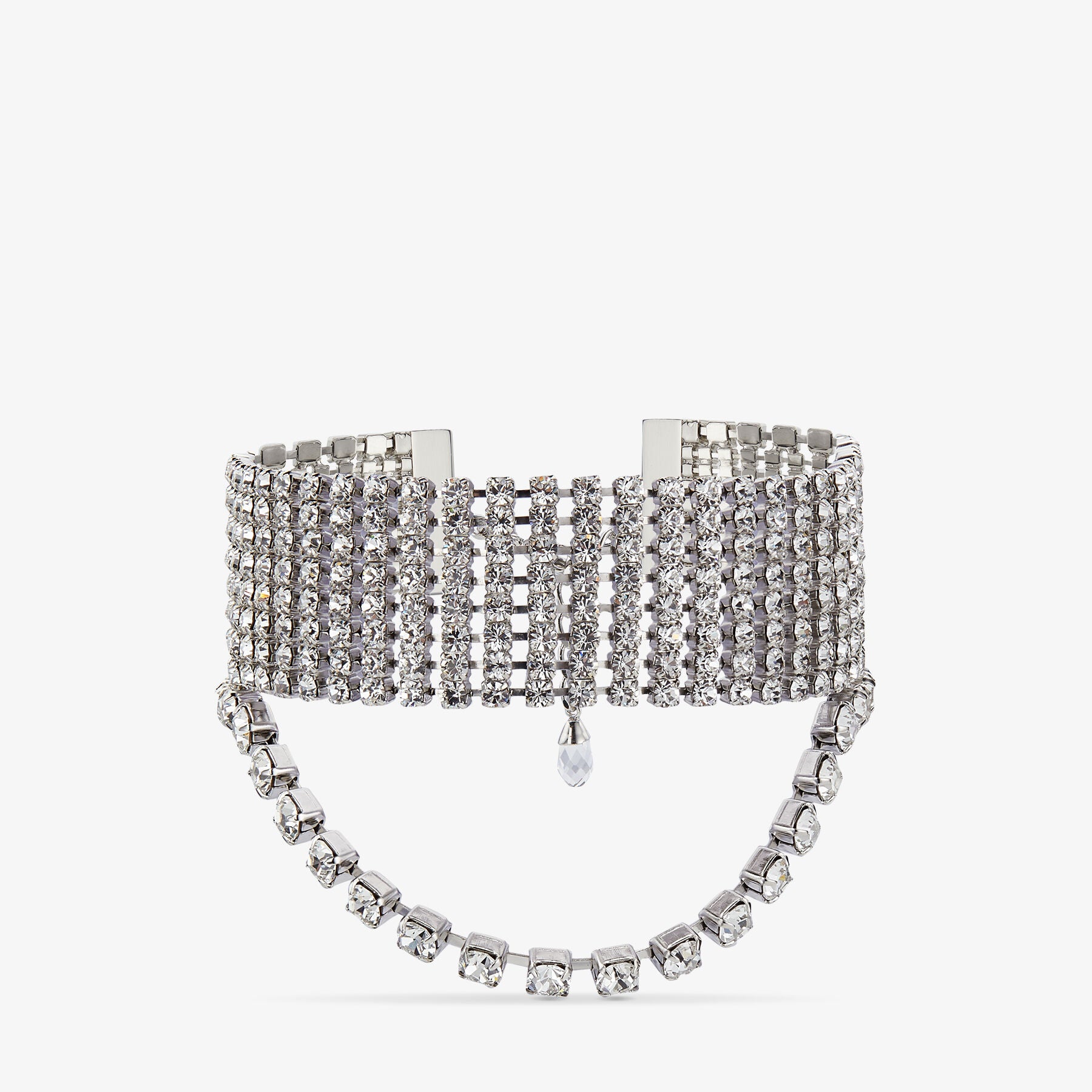 ZNO STOCK 0 / Reco 80 SILVER/CRYSTAL Bracelet SAEDA BRACELET