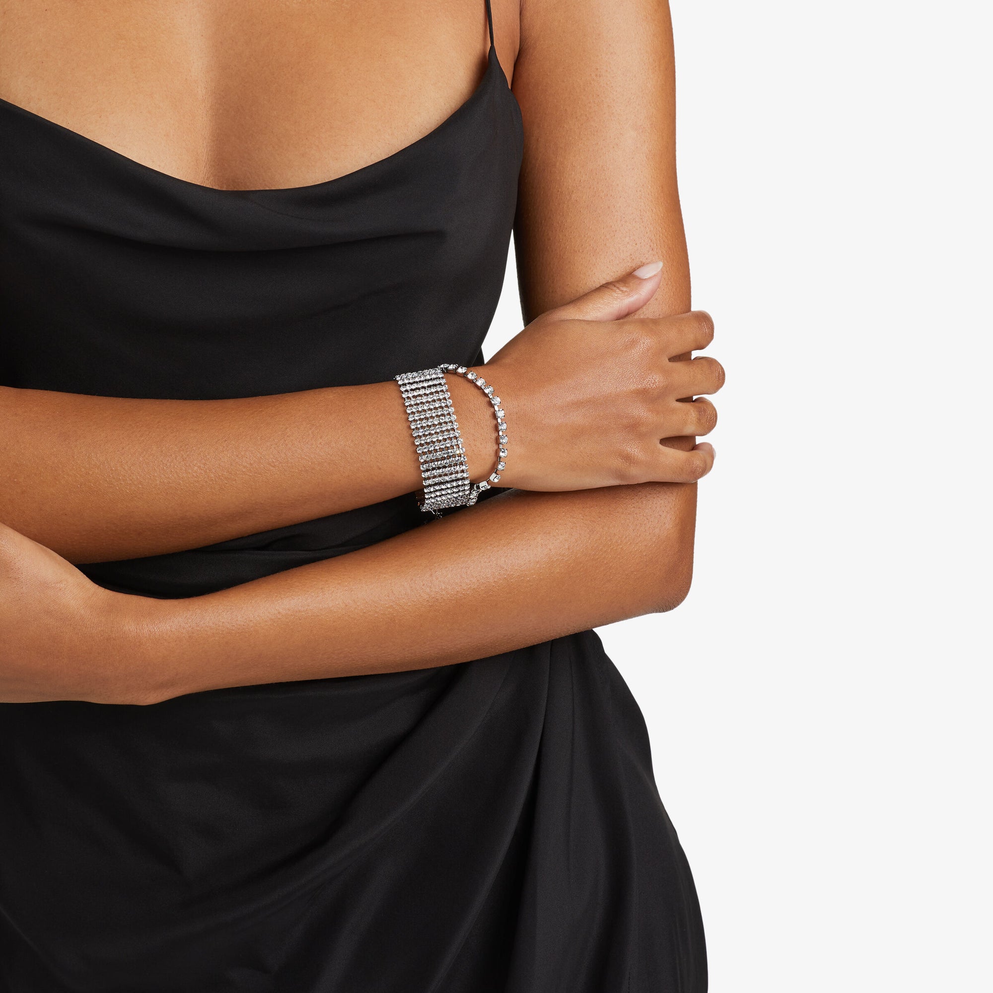 ZNO STOCK 0 / Reco 80 SILVER/CRYSTAL Bracelet SAEDA BRACELET
