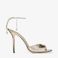 ZNO STOCK 0 / Reco 280 CHAMPAGNE/CRYSTAL Sandal SAEDA SANDAL 100