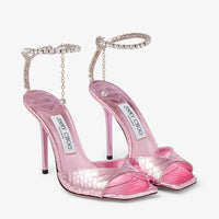 ZNO STOCK 0 / Reco 280 LIGHT CANDY PINK/CRYSTAL Sandal SAEDA SANDAL 100