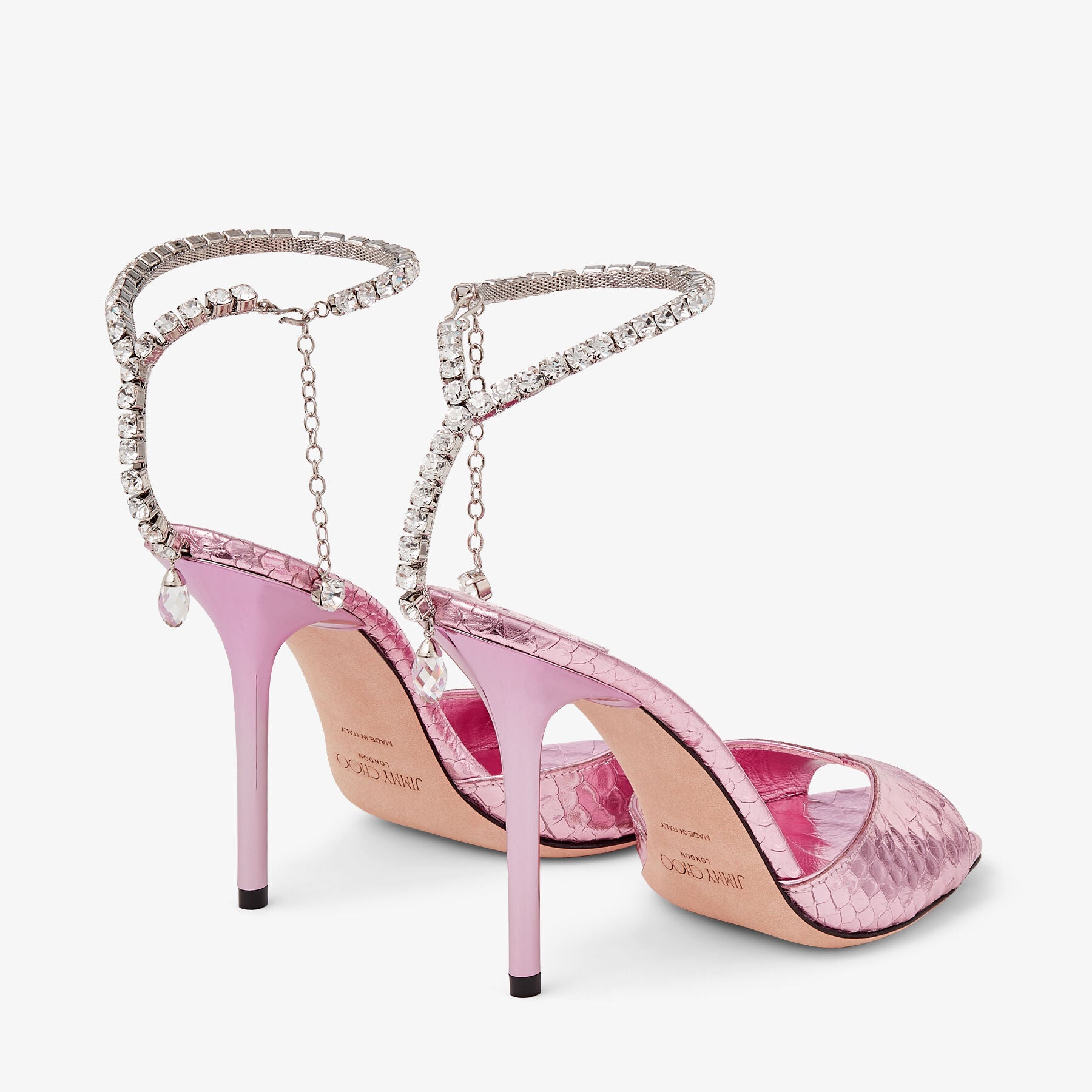 ZNO STOCK 0 / Reco 280 LIGHT CANDY PINK/CRYSTAL Sandal SAEDA SANDAL 100