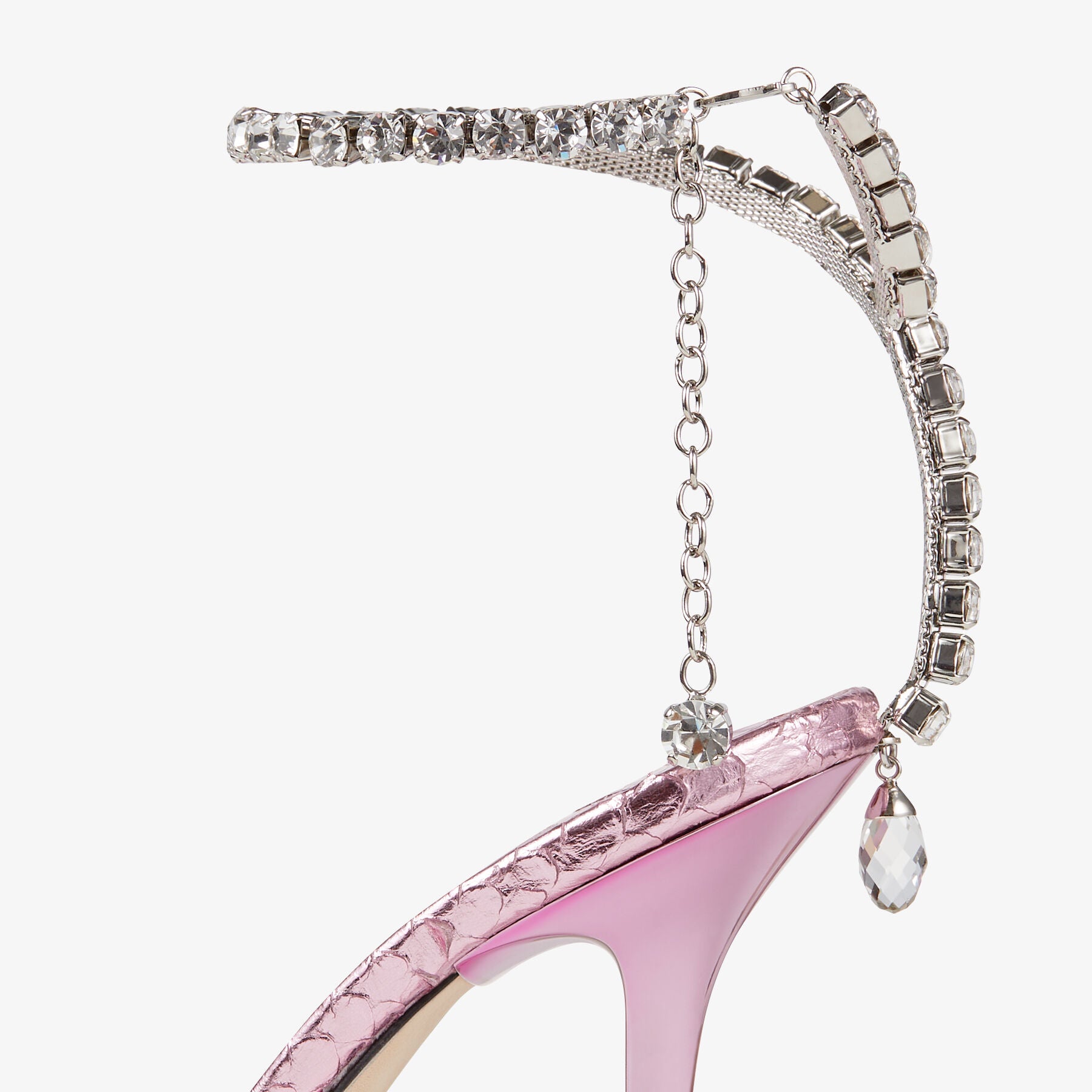 ZNO STOCK 0 / Reco 280 LIGHT CANDY PINK/CRYSTAL Sandal SAEDA SANDAL 100