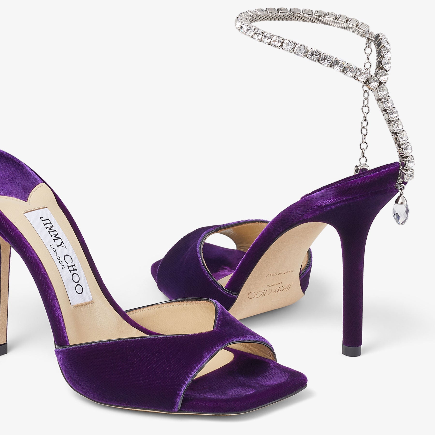 ZNO STOCK 0 / Reco 280 CASSIS/CRYSTAL Sandal SAEDA SANDAL 100