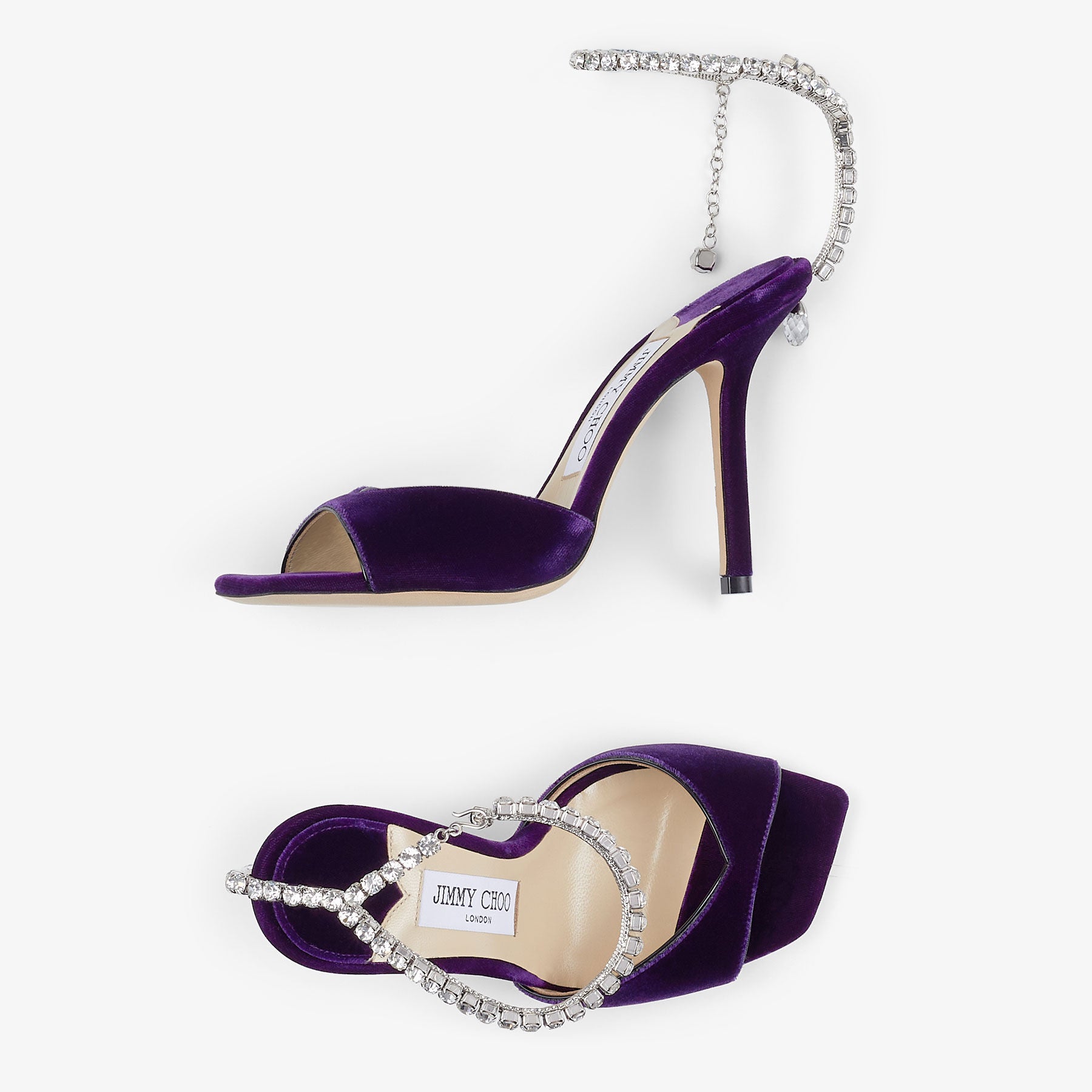 ZNO STOCK 0 / Reco 280 CASSIS/CRYSTAL Sandal SAEDA SANDAL 100