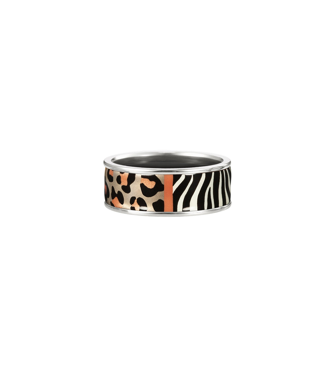 Bague Miss en émail et plaqué au rhodium - Multicolore