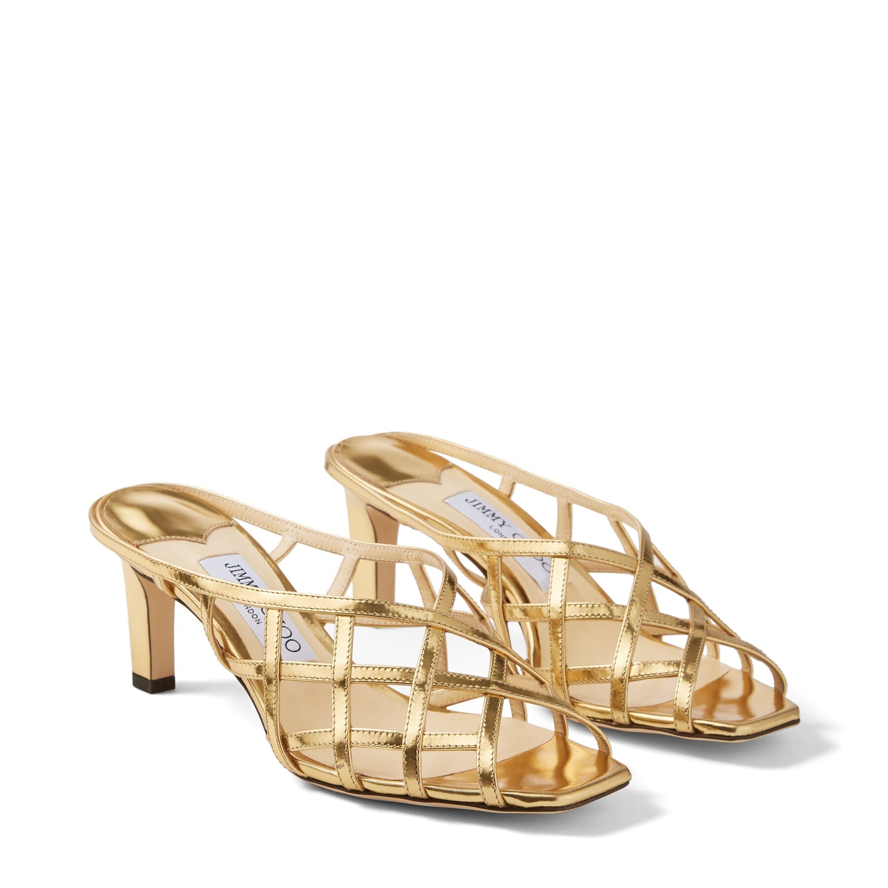 Mules Sai 65 en cuir - Gold