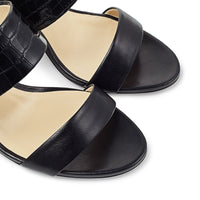 Sandales Salise 65 en cuir - Black Intense