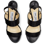 Sandales Salise 65 en cuir - Black Intense