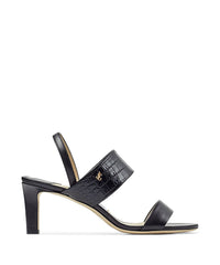 Sandales Salise 65 en cuir - Black Intense