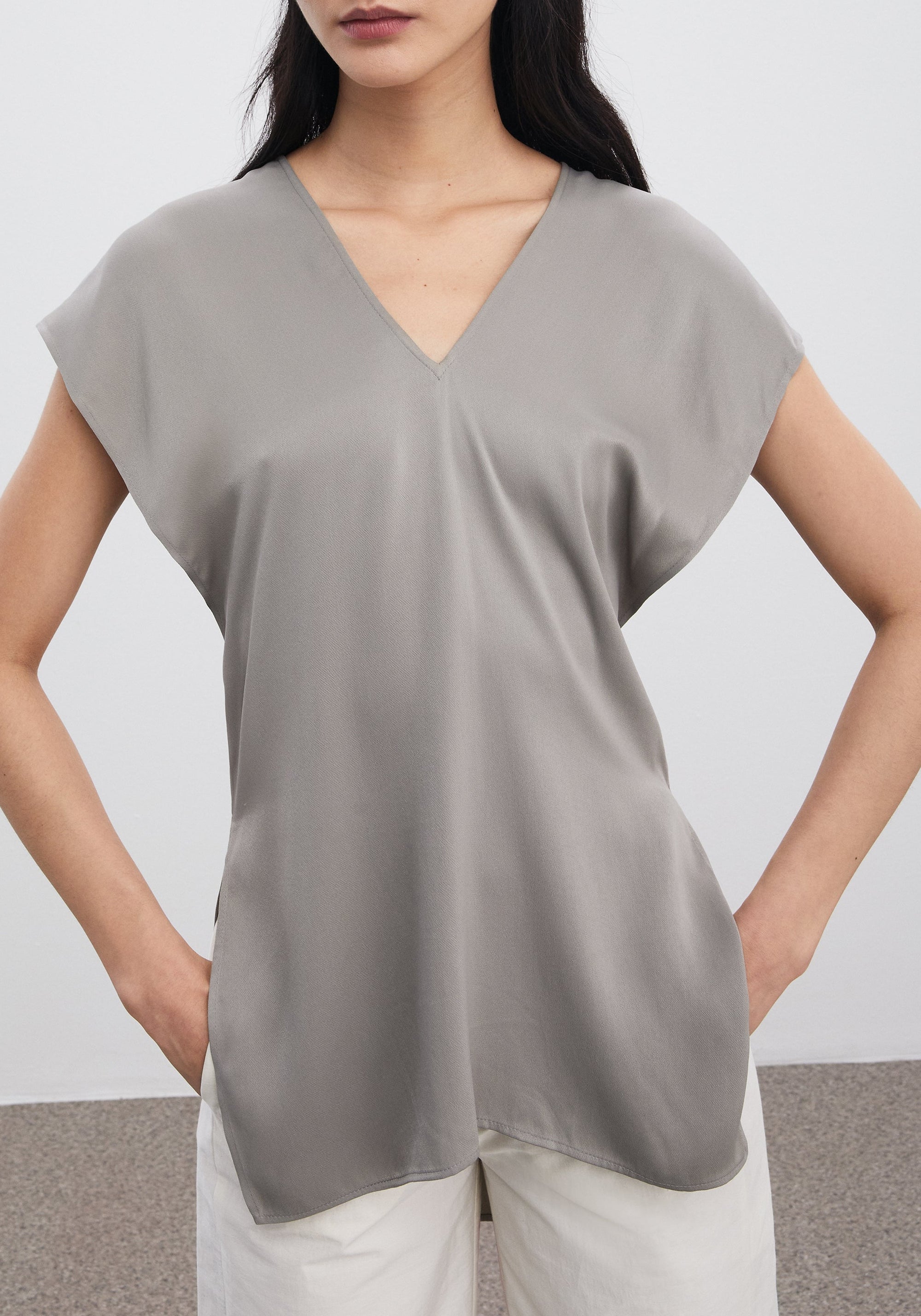 T-shirt Salomé sans manches - Dove