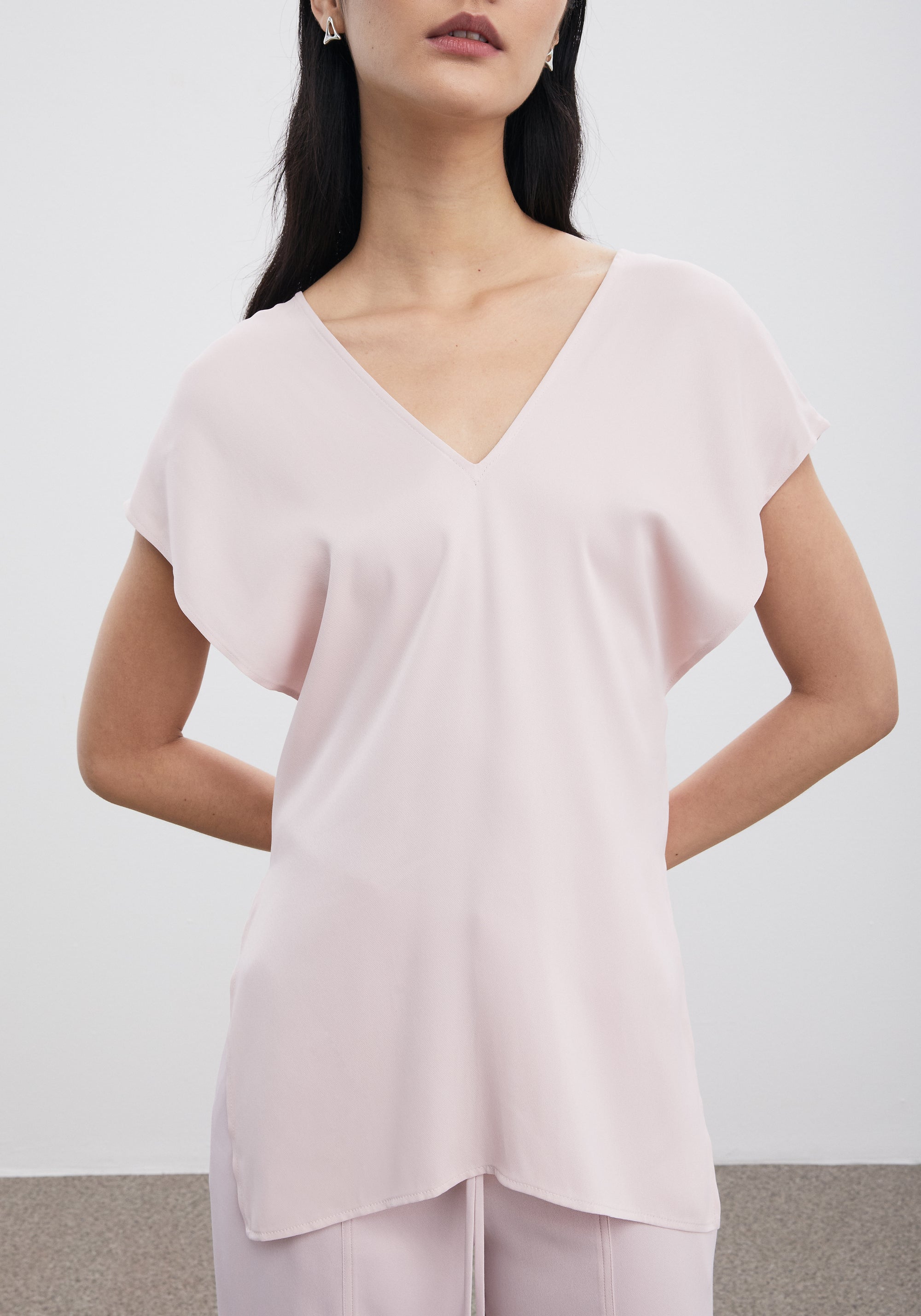 T-shirt Salomé sans manches - Rose